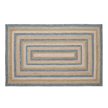Kaila Jute Braided Rug Rectangle with Rug Pad 5'x8' VHC Brands - The Fox Decor